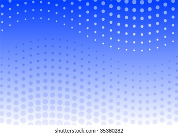 Vector drawing of abstract waves