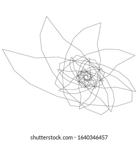 vector drawing art mandala sketch