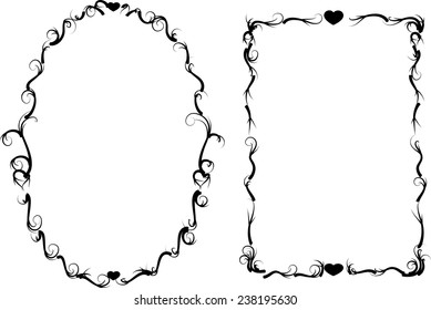 vector drawing backgrounds / frame / border