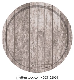 vector drawing barrels for beer or wine