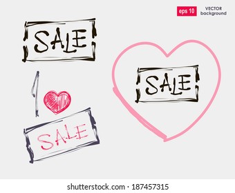 Vector drawing beautiful lettering font sale