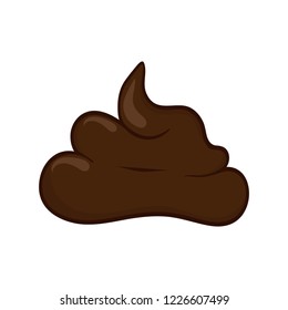 vector drawing beautiful poop