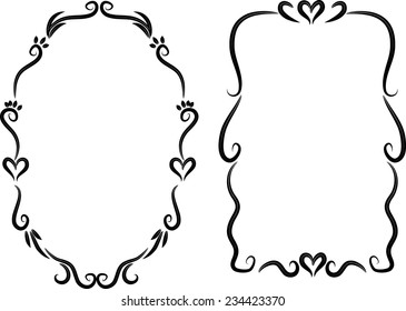 vector drawing border frame