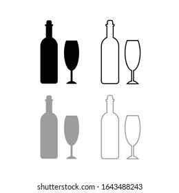 Colocar el color blanco y gris del icono de botella y del cristal