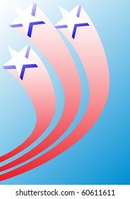 Vector drawing of bright light. Holidayt background