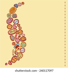 Vector drawing buttons and zigzag