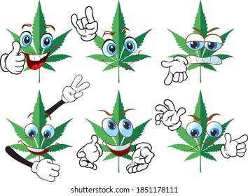 Dibujo vectorial de una hoja de cannabis. Perfecto para imprimir en camisetas, carteles, papel mural, murales de pared, tazas, gafas, tumbonas, pancartas, enrollados, paredes de exposición y cualquier otro material de impresión.