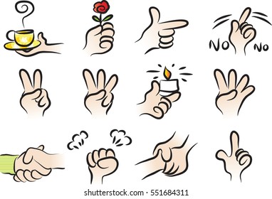 Similar Images, Stock Photos & Vectors of Hand gestures and sign