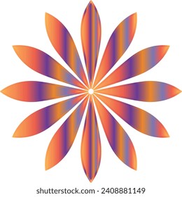 Vector drawing for coloring book. Geometric floral pattern. Contour drawing on a white background. Mandala.