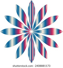 Vector drawing for coloring book. Geometric floral pattern. Contour drawing on a white background. Mandala.