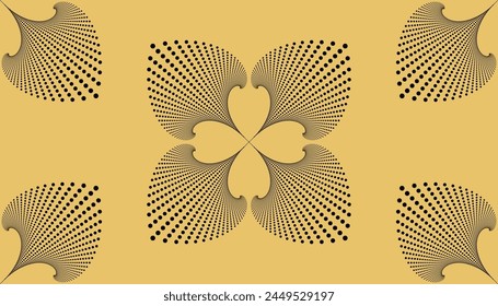 Vector drawing for coloring book. Geometric floral pattern. Contour drawing on a white background. Mandal
