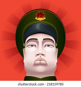 Vector Drawing communist soldier/Communist