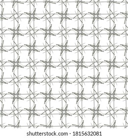 vector drawing consisting of thin linear elements. patterns, lattices, straight and rounded intersecting lines.