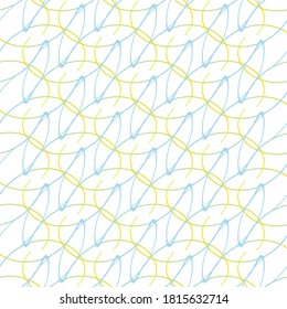 vector drawing consisting of thin linear elements. patterns, lattices, straight and rounded intersecting lines.