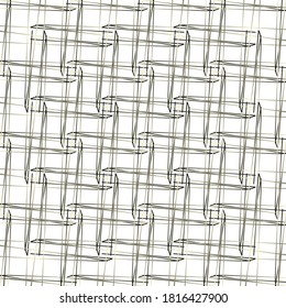 vector drawing consisting of thin linear elements. patterns, lattices, straight and rounded intersecting lines.