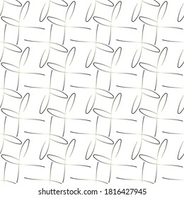vector drawing consisting of thin linear elements. patterns, lattices, straight and rounded intersecting lines.