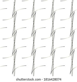 vector drawing consisting of thin linear elements. patterns, lattices, straight and rounded intersecting lines.