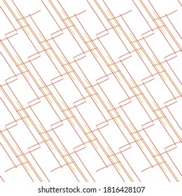 vector drawing consisting of thin linear elements. patterns, lattices, straight and rounded intersecting lines.