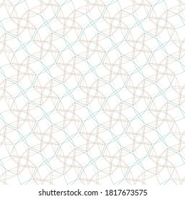 vector drawing consisting of thin linear elements. patterns, lattices, straight and rounded intersecting lines.