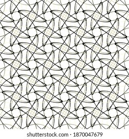 vector drawing consisting of thin linear elements. patterns, lattices, straight and rounded intersecting lines.