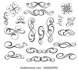 Vector drawing with decorative design elements.