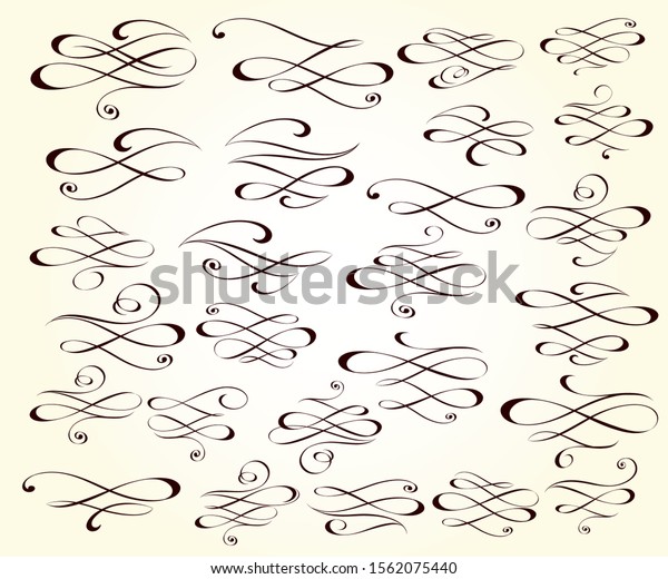 Vector drawing\
with decorative design\
elements.