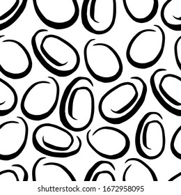 Vector drawing for Easter. Seamless pattern. Happy easter. Bright holiday backgrounds