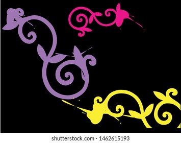 Vector drawing. Ethnic ornamental pattern.