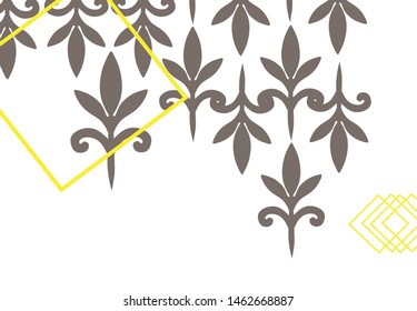 Vector drawing. Ethnic ornamental pattern.