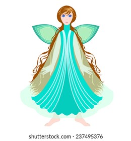 vector drawing fairies for children