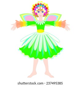 vector drawing fairies for children