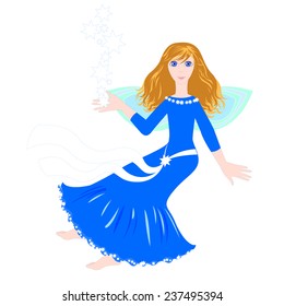 vector drawing fairies for children