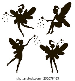 Vector Drawing Of A Fairy, Elf/.