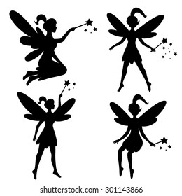 Vector Drawing Fairy Elf Stock Vector (Royalty Free) 252079483