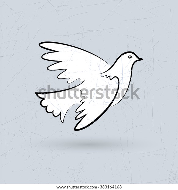 vector drawing flying pigeon stock vector royalty free 383164168 https www shutterstock com image vector vector drawing flying pigeon 383164168