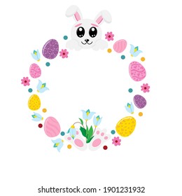 Vector drawing of a forest mushroom on a white isolated background in a flat style, cartoon. Autumn bright beautiful mushroom, cards, stickers, T-shirts.
