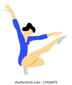 dibujo vectorial de la niña