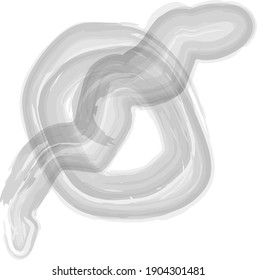 Vector drawing in gray and white, template for the cover. Abstract background, gradient dye tie pattern.