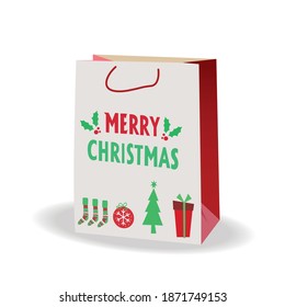 Vector drawing greeting card Happy New Year 2021