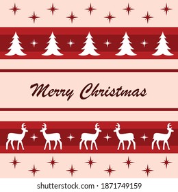 Vector drawing greeting card Happy New Year 2021