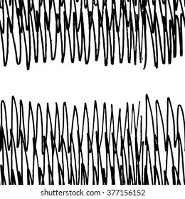 Vector drawing of a hand, a child's drawing, shading line marker, pencil, ink, line, graphic design, lines, black, white, doodle