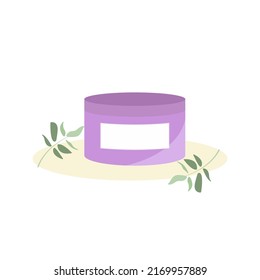 Crema de mano de productos de higiene de dibujo de vectores