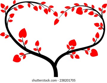 vector drawing icon about heart shape