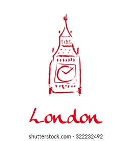 Vector Drawing icon London