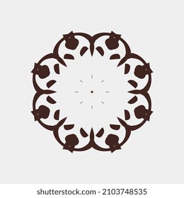 vector drawing illustration of unique and good motifs for wall or room decoration