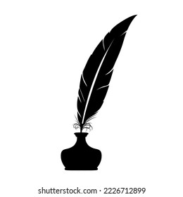 Education, feather pen, ink, quill, quill pen, write icon - Download on