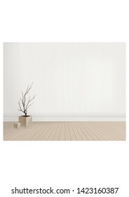 Vector drawing - interior for mockup, eps 10.