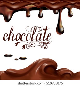 vector drawing letterynh chocolate