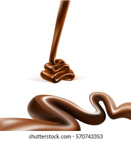 vector drawing letterynh chocolate