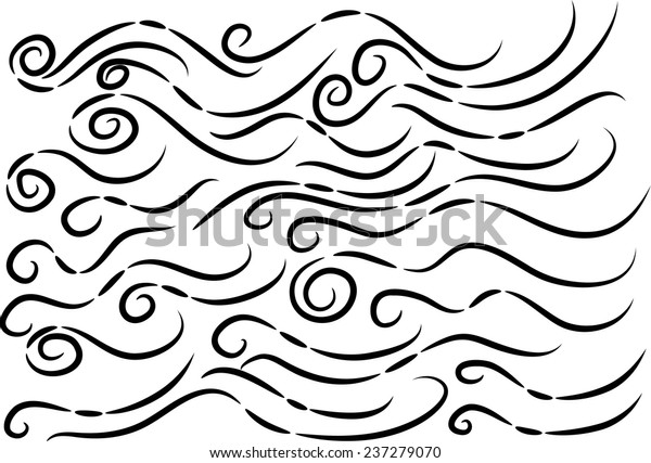 Vector Drawing Lines Stock Vector (Royalty Free) 237279070